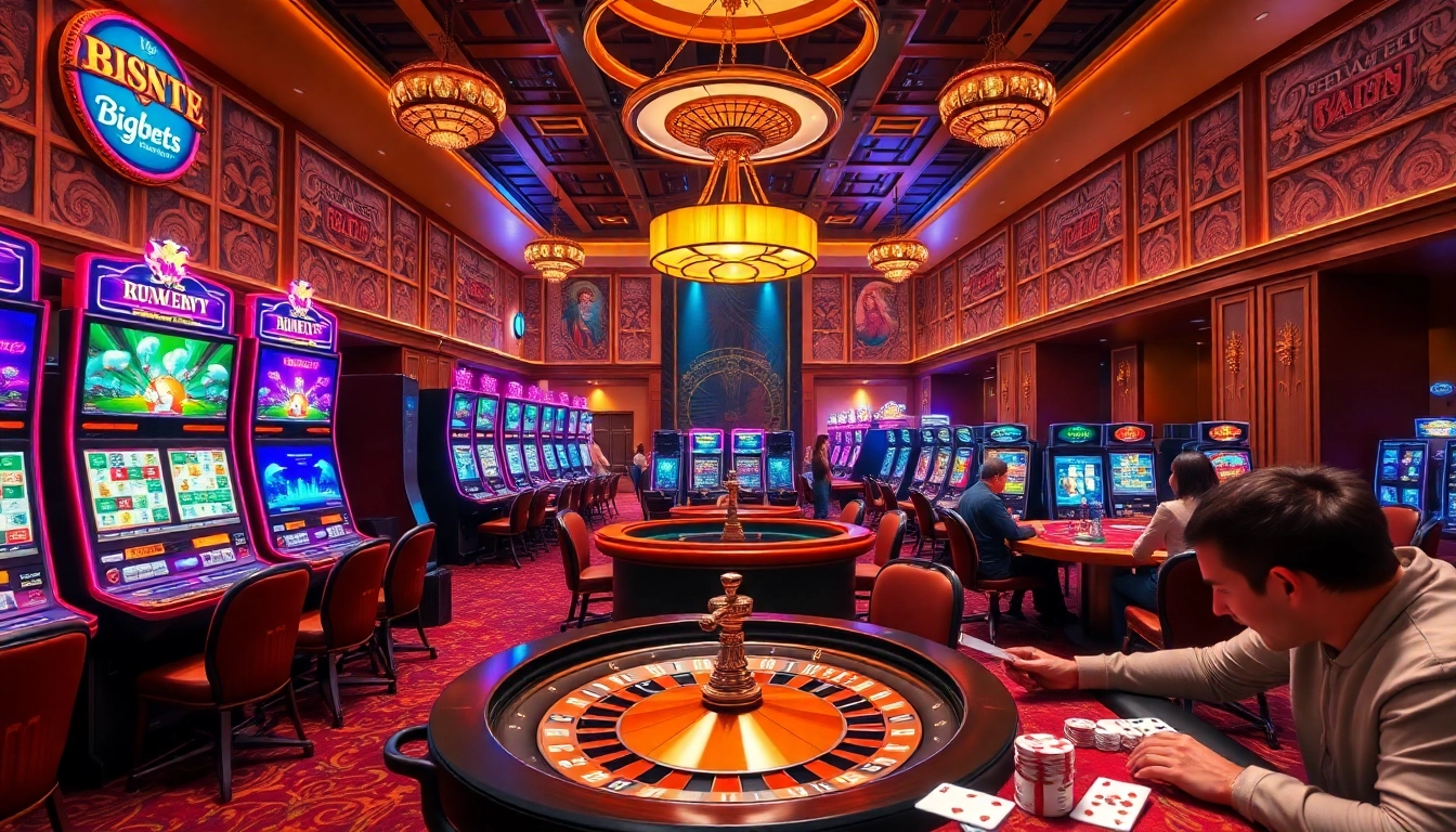 Experience the excitement at , where vibrant slot machines and thrilling games await.