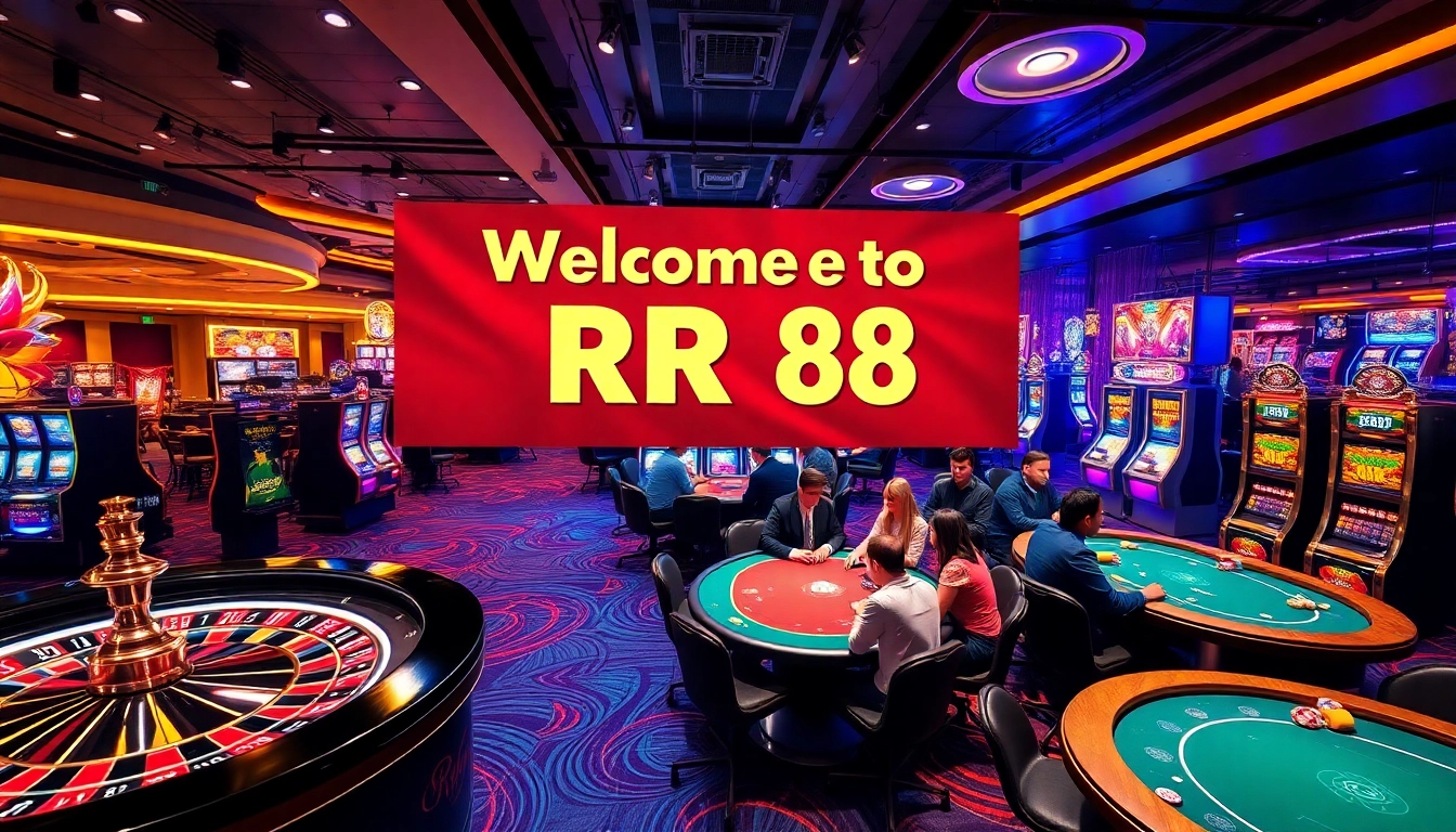 Experience the thrill of RR 88 with dynamic casino activities featuring roulette, slots, and poker.