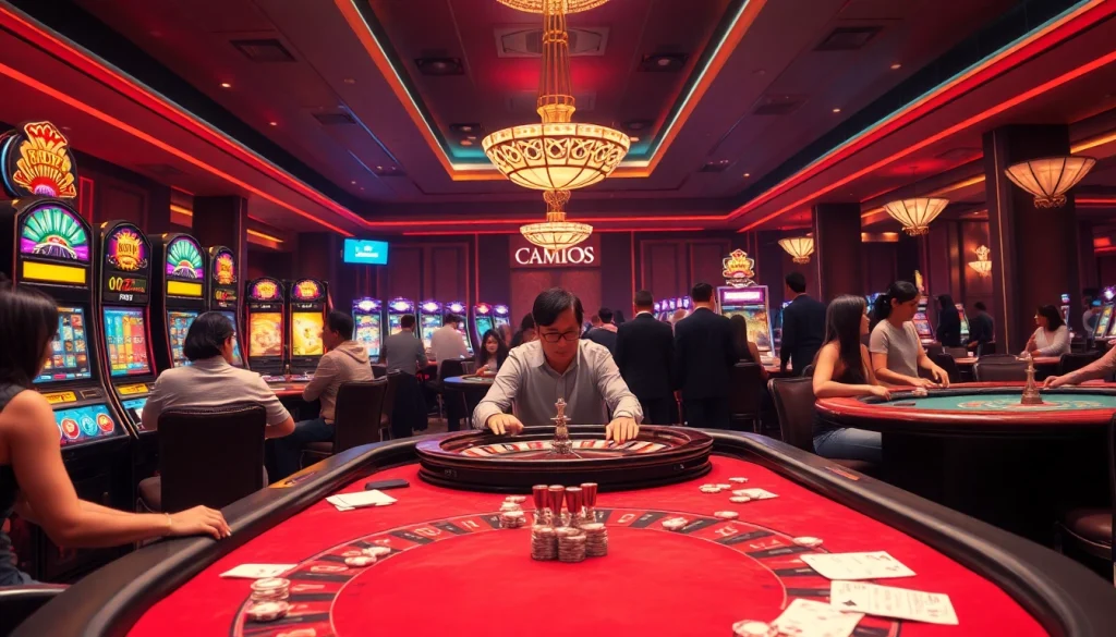 Experience thrilling gameplay at https://288t.global/ with vibrant slot machines and diverse casino tables.